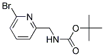 [[(6-BROMO)-2-PYRIDINYL]METHYL]-CARBAMIC ACID, 1,1-DIMEHTYLETHYL ESTER Struktur