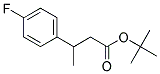 3-(4-FLUORO-PHENYL)-BUTYRIC ACID TERT-BUTYL ESTER Struktur