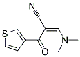 3-DIMETHYLAMINO-2-(THIOPHENE-3-CARBONYL)-ACRYLONITRILE Struktur