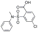 4-CHLORO-2-(METHYL-PHENYL-SULFAMOYL)-BENZOIC ACID Struktur