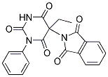 5-(1,3-DIOXO-1,3-DIHYDRO-ISOINDOL-2-YL)-5-ETHYL-1-PHENYL-PYRIMIDINE-2,4,6-TRIONE Struktur