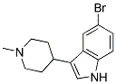 5-BROMO-3-(1-METHYL-PIPERIDIN-4-YL)-1H-INDOLE Struktur