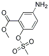 METHYL, 3-AMINO-6-MEHTANSULFONYLOXY BENZOATE Struktur