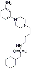 N-{4-[4-(3-AMINO-PHENYL)-PIPERAZIN-1-YL]-BUTYL}-C-CYCLOHEXYL-METHANESULFONAMIDE Struktur