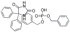 PHOSPHORIC DIBENZYL ESTER,5,5-DIPHENYL HYDANTOIN Struktur