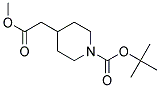 N-BOC-PIPERIDIN-4-YL-ACETIC ACID METHYL ESTER Struktur