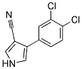 4-(3,4-DICHLOROPHENYL)-1H-PYRROLE-3-CARBONITRILE Struktur