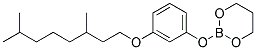 3-(3,7-DIMETHYLOCTYLOXY)PHENYL TRIMETHYLENEBORATE Struktur