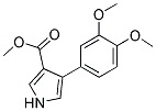 4-(3,4-DIMETHOXYLPHENYL)-1H-PYRROLE-3-CARBOXYLIC ACIDETHYL ESTER Struktur