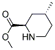 2R, 4R- 4- Methyl-2-piperidinocarboxylic Acid Methyl Ester Struktur