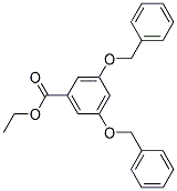 3,5-Dibenzyloxybenzoic Acid Ethyl Ester Struktur