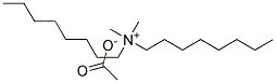 Bisoctyl dimethyl ammonium acetate Struktur