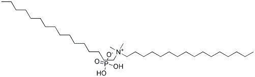 Dihexadecyl dimethyl ammonium phosphate Struktur