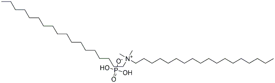 Dioctadecyl dimethyl ammonium hydrogen phosphate Struktur