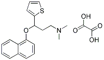 Rs-N,N-Dimethyl-3-(1-Naphthalenyloxy)-3-(2-Thienyl)-1-PropanamineOxalate Struktur