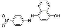 4(4-Nitrobenzeneazo)-1-Napthol Struktur