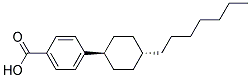 4-Trans(4-N-HeptylCyclohexyl)BenzoicAcid Struktur