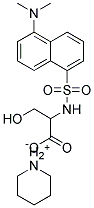 Dansyl-Dl-SerinePiperidiniumSalt Struktur