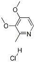 3,4-Dimethoxy-2-MethylpyridineHcl Struktur