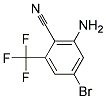 3-Amino-5-Bromo(Cyano)Benzotrifluoride Struktur