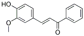 4-Hydroxy-3-MethoxyChalcone Struktur