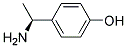 (S)-1-(4-Hydroxyphenyl)-1-Aminoethane Struktur