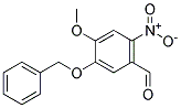 4-Methoxy-3-(Phenylmethoxy)-6-Nitro Benzaldehyde Struktur