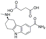 (+)-(R)-2,3,4,9-Tetrahydro-3-(Methylamino)-1H-Carbazole-6-Carboxamide Succinate Struktur