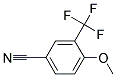 4-Methoxy-3-(trifluoromethyl)benzonitrile, 97+% Struktur