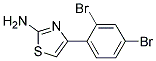 4-(2,4-Dibromo-phenyl)- thiazol-2-ylamine Struktur