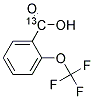 TRIFLUOROMETHOXYBENZOIC ACID-ALPHA-13C Struktur