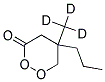 5-METHYL-D3-5-PROPYL-2-DIOXANONE Struktur