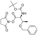 N-BOC-O-BENZYL-L-THREONINE N-HYDROXYSUCCINIMIDE ESTER Struktur