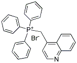 TRIPHENYL(4-QUINOLINYLMETHYL)-PHOSPHONIUM BROMIDE Struktur