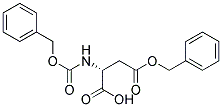 N-CBZ-D-ASPARTIC ACID BETA-BENZYL ESTER Struktur