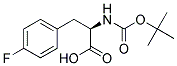 NALPHA-TERT-BUTOXYCARBONYL-3-(4-FLUOROPHENYL)-D-ALANINE Struktur