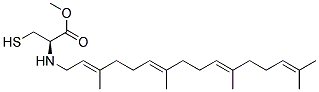 GERANYLGERANYL CYSTEINE METHYLESTER Struktur