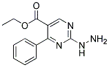 ETHYL 2-HYDRAZINYL-4-PHENYLPYRIMIDINE-5-CARBOXYLATE Struktur