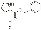 DL-PROLINE BENZYL ESTER HYDROCHLORIDE Struktur