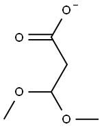 DIMETHOXYMETHYLACETAT Struktur