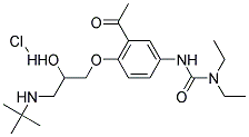 CELIPROLOL HCL Struktur