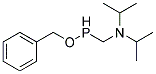 BENZYLOXY(DIISOPROYPYLAMINO)METHYLPHOSPHINE Struktur