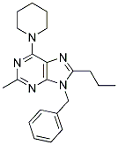 9-BENZYL-2-METHYL-6-(PIPERIDIN-1-YL)-8-PROPYL-9H-PURINE Struktur