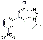 6-CHLORO-9-ISOPROPYL-2-(3-NITROPHENYL)-9H-PURINE Struktur