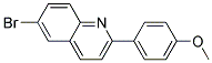 6-BROMO-2-(4-METHOXYPHENYL)QUINOLINE- Struktur