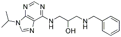 6-BENZYLAMINO-2-HYDROXYPROPYLAMINO-9-ISOPROPYLPURINE Struktur