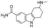 6,7,8,9-TETRAHYDRO-6-(METHYLAMINO)-5H-CARBAZOLE-3-CARBOXAMIDE Struktur