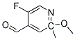 5-FLUORO-4-FORMYL-2-METHOXYPICOLINE Struktur