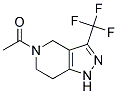 5-ACEETYL-4,5,6,7-TETRAHYDRO-3-TRIFLUOROMETHYLPYRAZOLO-[4,3-C]-PYRIDINE Struktur