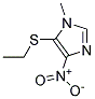 5-(ETHYLTHIO)-1-METHYL-4-NITRO-1H-IMIDAZOLE Struktur